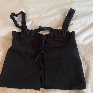 Super Cute Black Summer Top